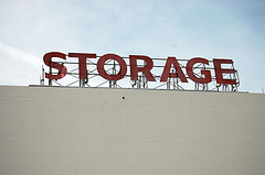 storage sign